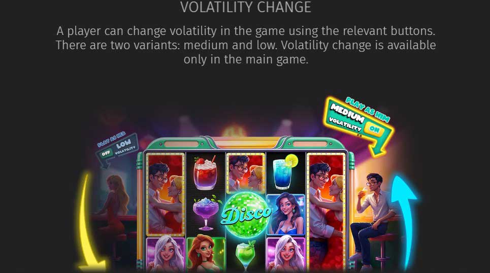 Disco Party slot game volatility change